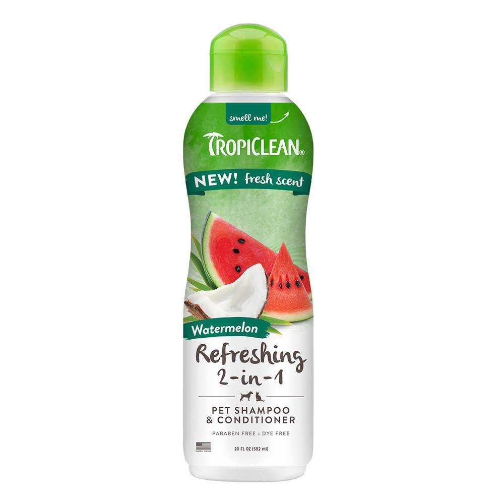 Tropiclean Watermelon Refreshing 2-in-1 Shampoo and Conditioner (20 oz)