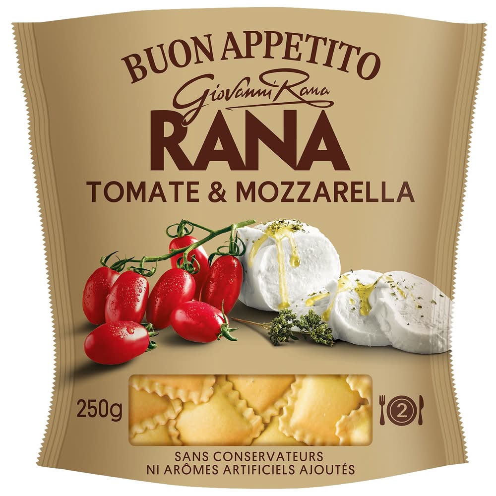 Giovanni Rana - Pâtes fraîches aux raviolis, tomate & mozzarella (250g)
