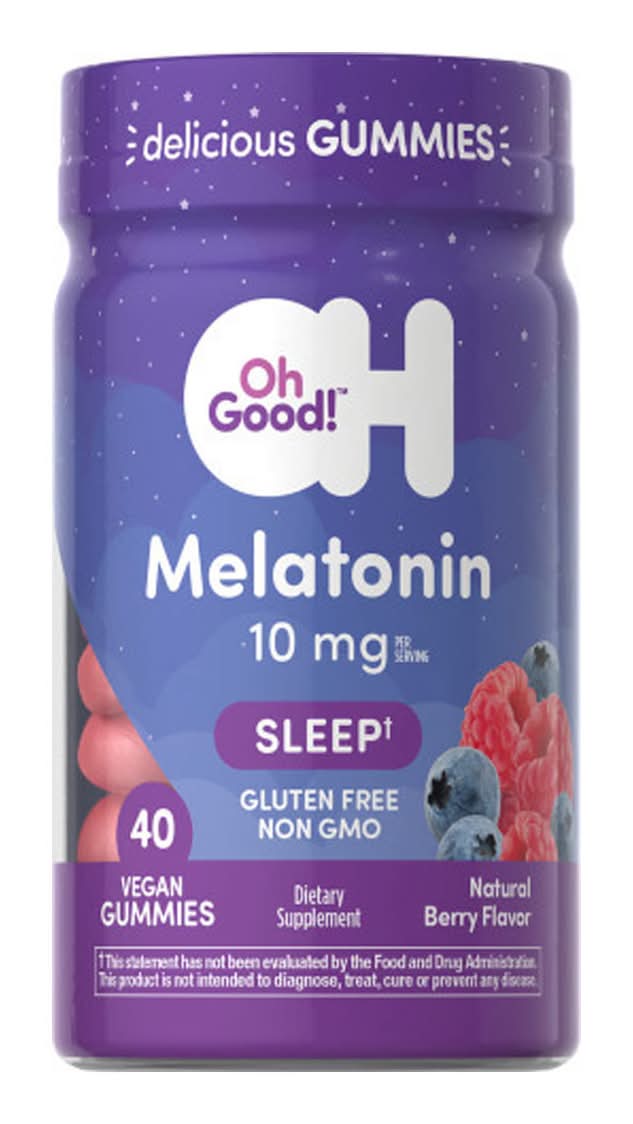 Oh Good!! Melatonin 10 Mg Gummies 40 Ct