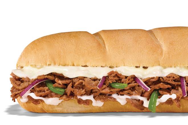 Order #1 The Philly Footlong Regular Sub food online from Subway store, Hurricane on bringmethat.com