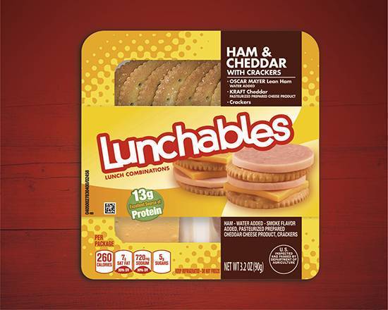 Lunchables Ham and Cheddar (3.2 oz)