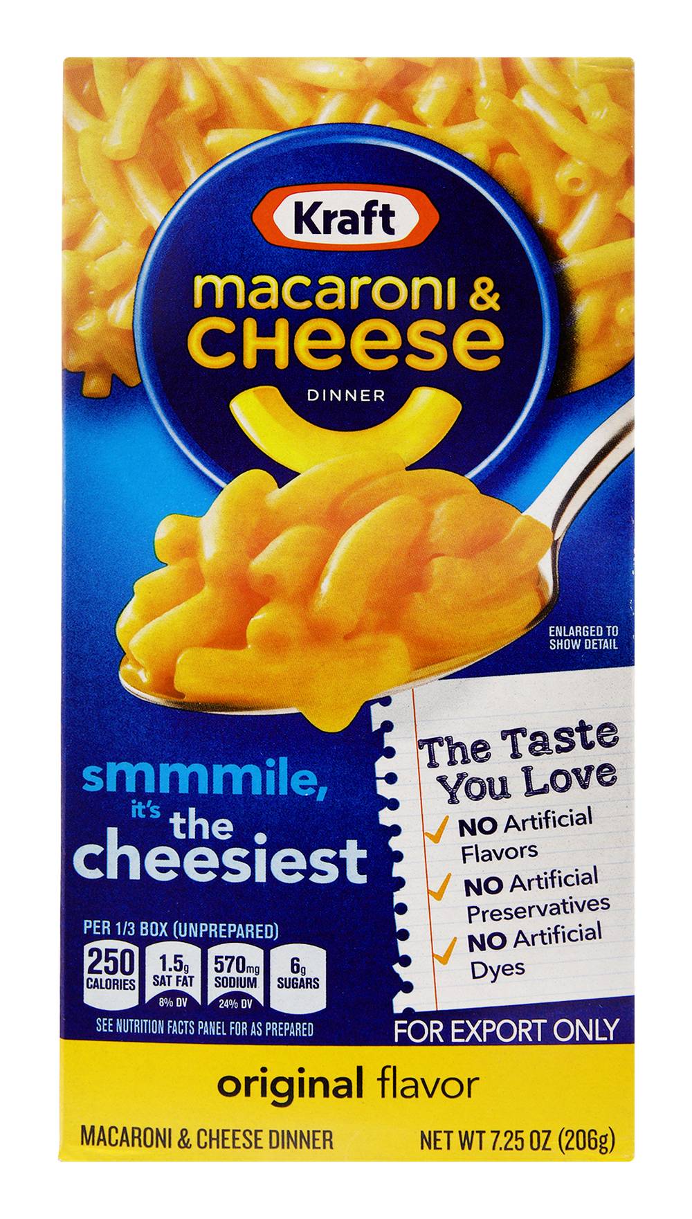 Kraft · Macarrones, queso (206 g)