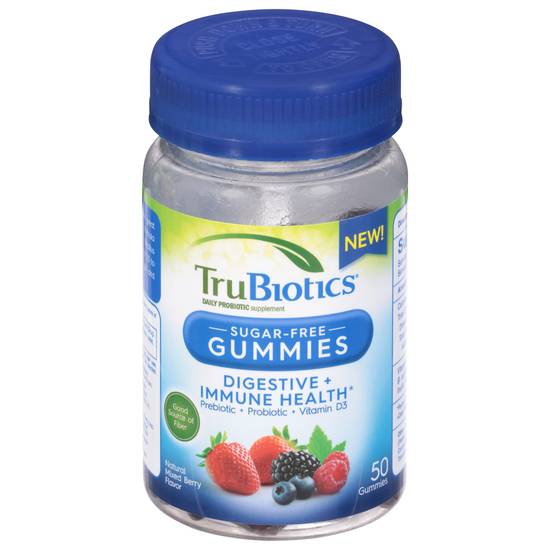 Trubiotics Digestive & Immune Health Sugar-Free Gummies (50 ct)