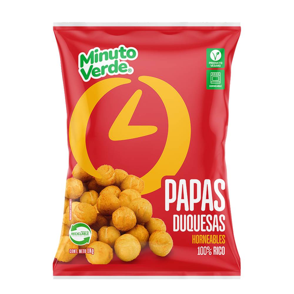 Minuto Verde · Papas duquesas congeladas (1 kg)