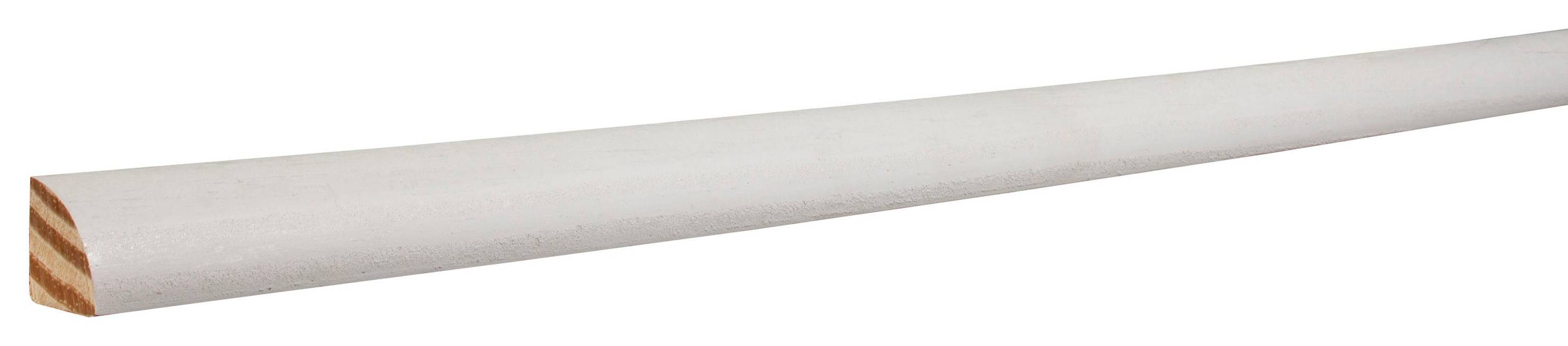 RELIABILT 3/4-in x 3/4-in x 8-ft Primed Pine 105 Quarter round Moulding | L04105208