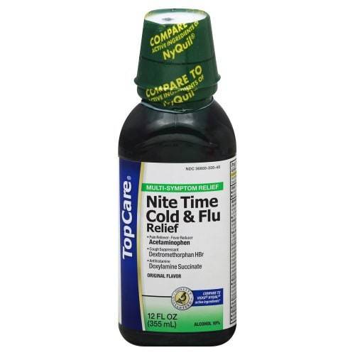 Topcare Nite Time Cold and Flu Relief (12 oz)