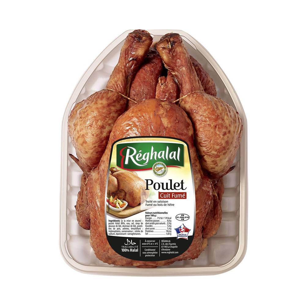 Réghalal - Poulet cuit fumé