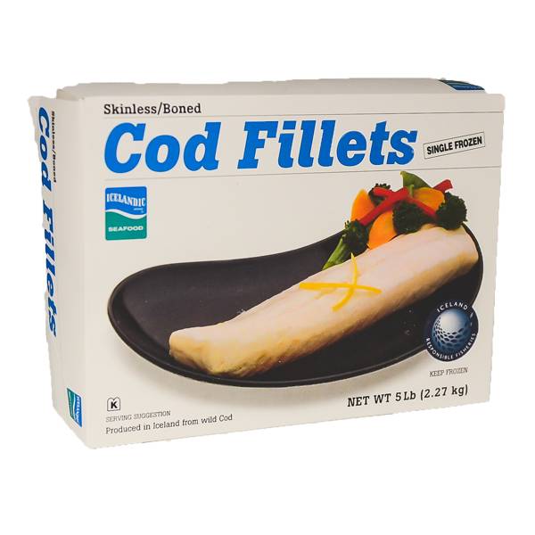 High Liner Foods Skinless Cello Cod Fillet (5 lbs)