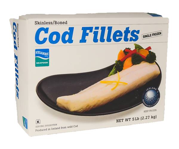 High Liner Foods Skinless Cello Cod Fillet (5 lbs)
