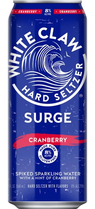 White Claw Hard Seltzer Surge Cranberry