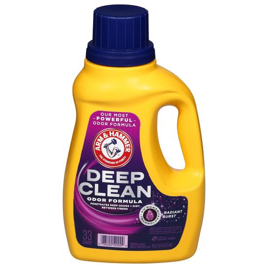 Arm & Hammer Deep Clean Odor Formula Radiant Burst Liquid Detergent