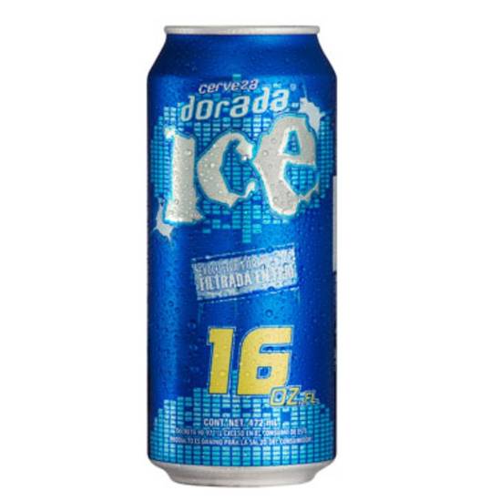 Cerveza Dorada Ice Lata 16 Oz.