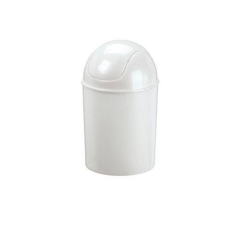Loft poubelle mini avec porte oscillante de loft, 5 l (5l) - swing top mini trash can (1 unit)