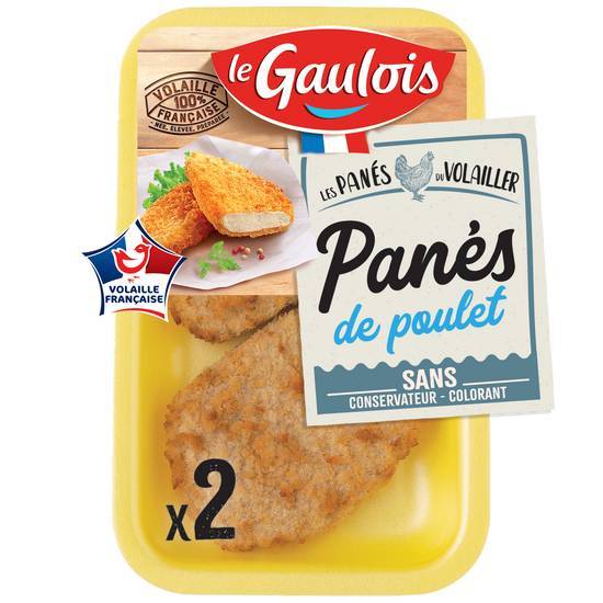 Le gaulois blanc de poulet panés (2 pcs)