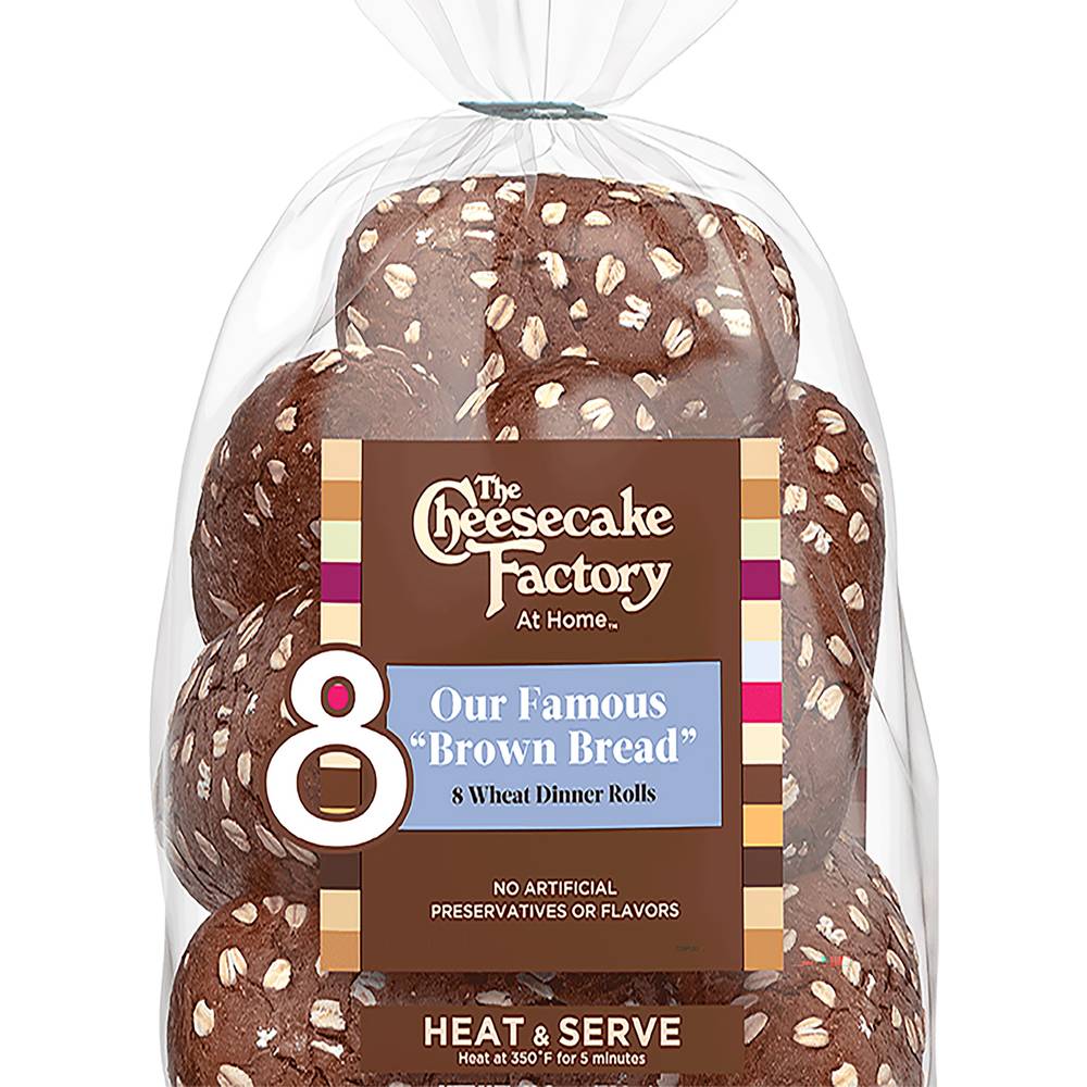 The Cheesecake Factory Our Famous Brown Bread Dinner Rolls (11.2 oz, 8 ct)