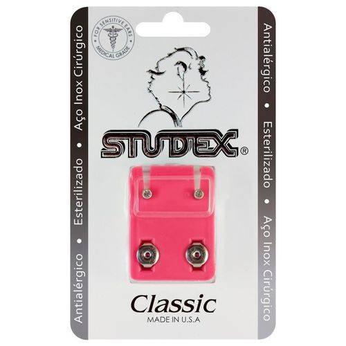 Studex brinco classic cristal redondo (1 par)