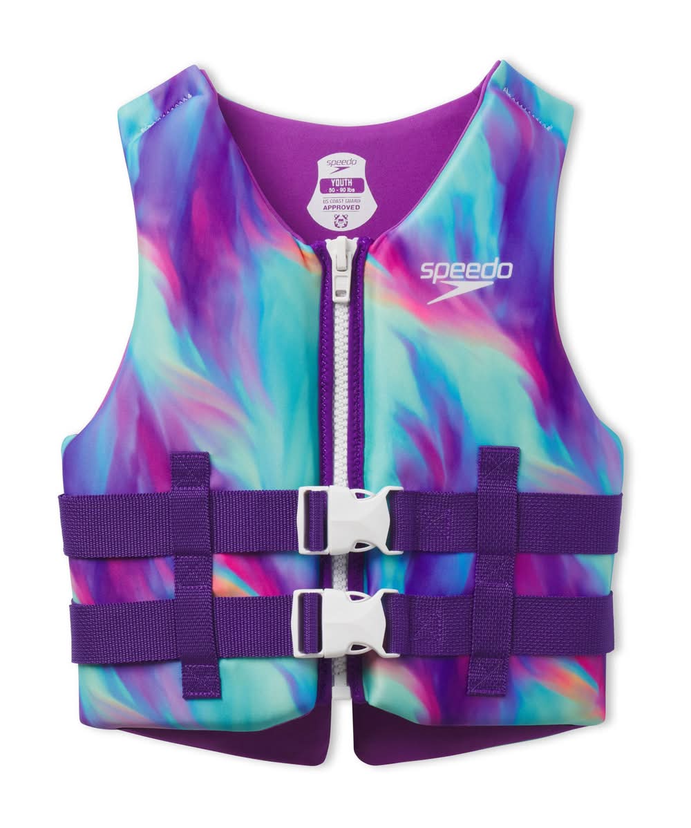 Speedo Junior Life Jacket Vest, Purple