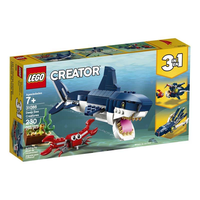 Lego creator criaturas del fondo marino 31088