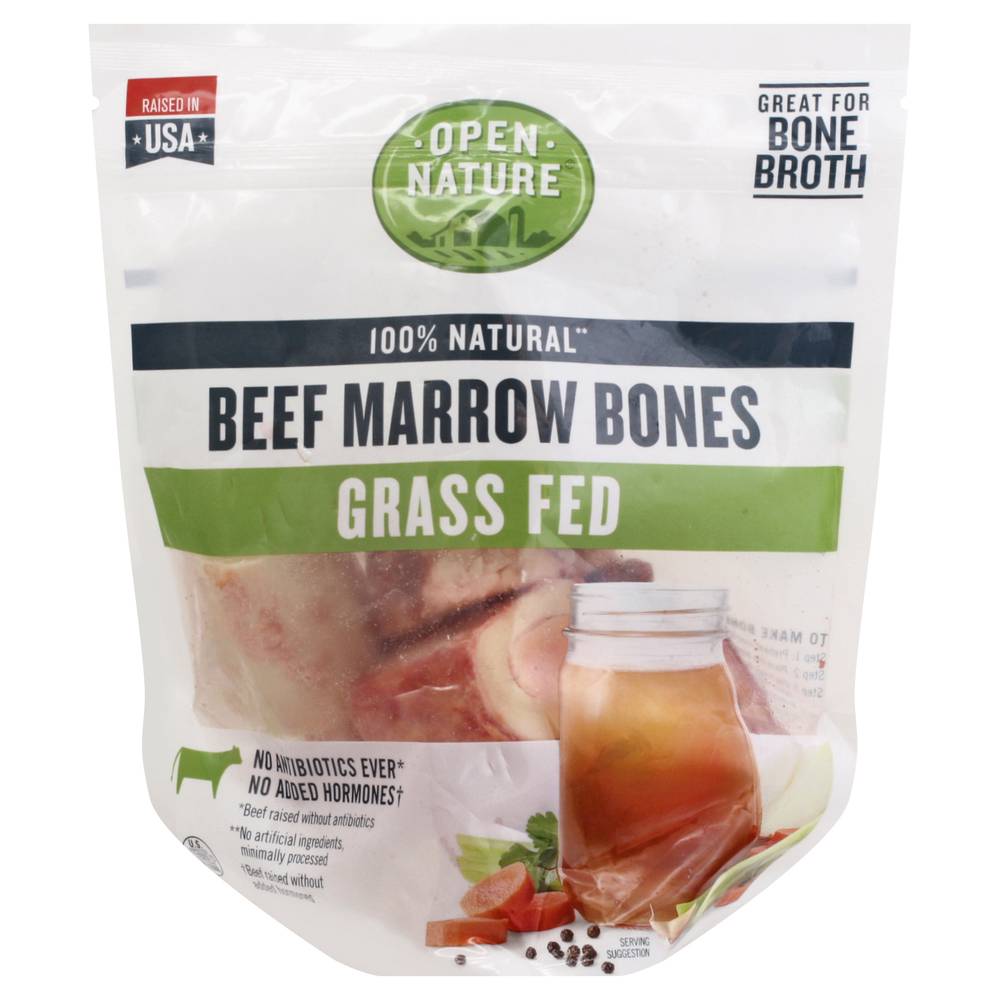 Open Nature Grass Fed Beef Marrow Bones (32 oz)