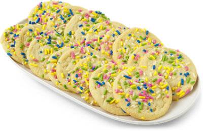 Bakery Sugar Sprinkle Cookies 16 Count - Each