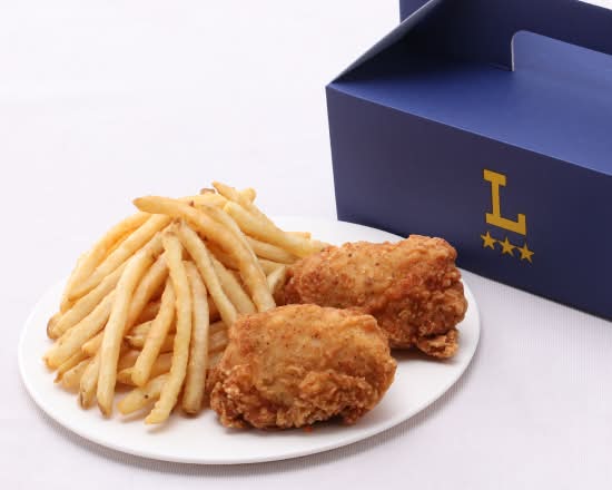 フライドポテト×まんまる鶏(2個)【BOX】