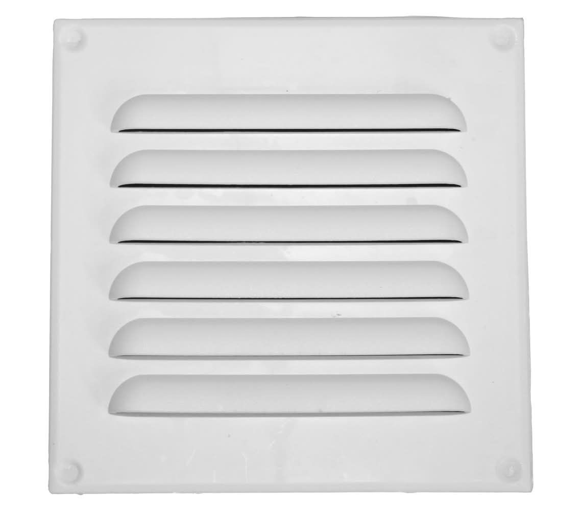 Celosía plana plástico 12x14 cm blanco