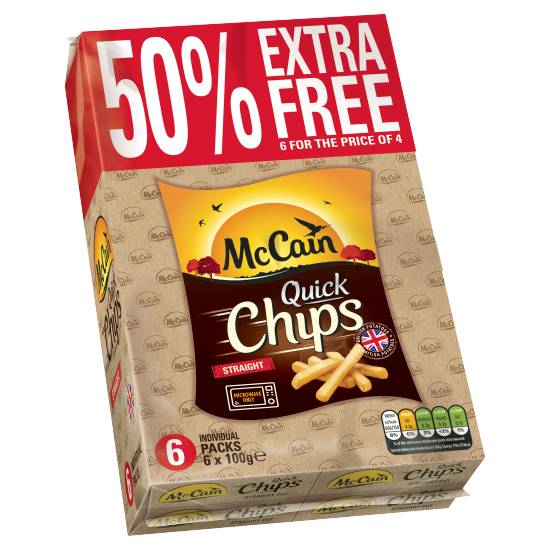 Mccain Straight Quick Chips (6 ct)