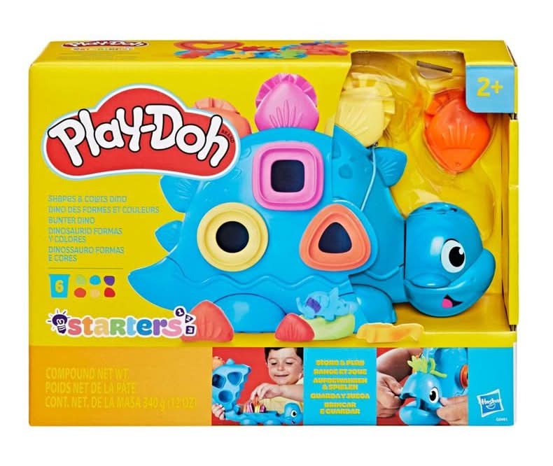 Play-Doh · Starters juego de masa moldeable dinosaurio formas y colores (15 un)