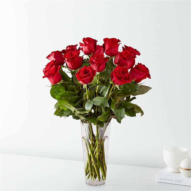 18 Long Stem Red Roses