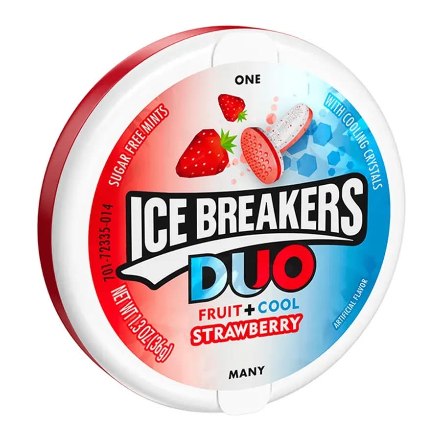 Ice Breakers Fruit Cool Duo Strawberry