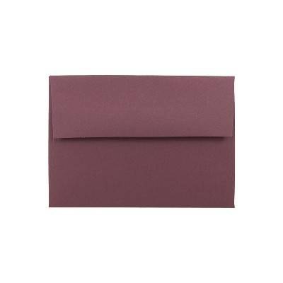 JAM Paper 4Bar A1 Invitation Envelopes 3.625 x 5.125 Burgundy 25/Pack (36395836)