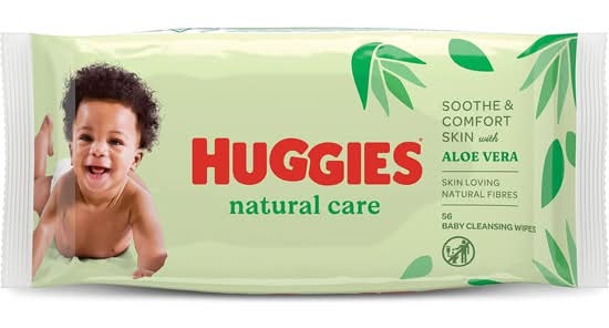 Huggies Natural Care Aloe Vera Baby Cleansing Wipes