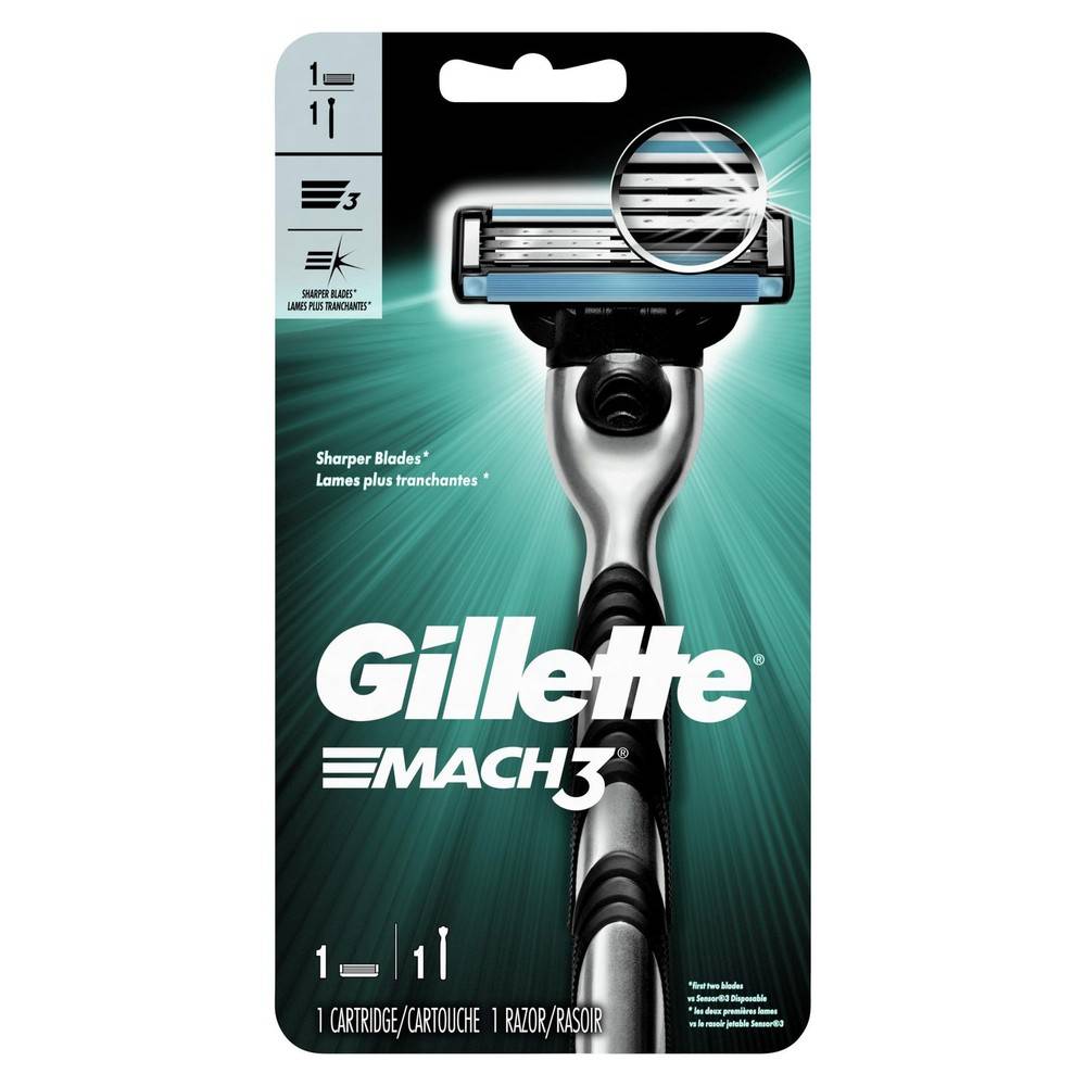 Gillette Mach3 Mens Razor (1 unit)