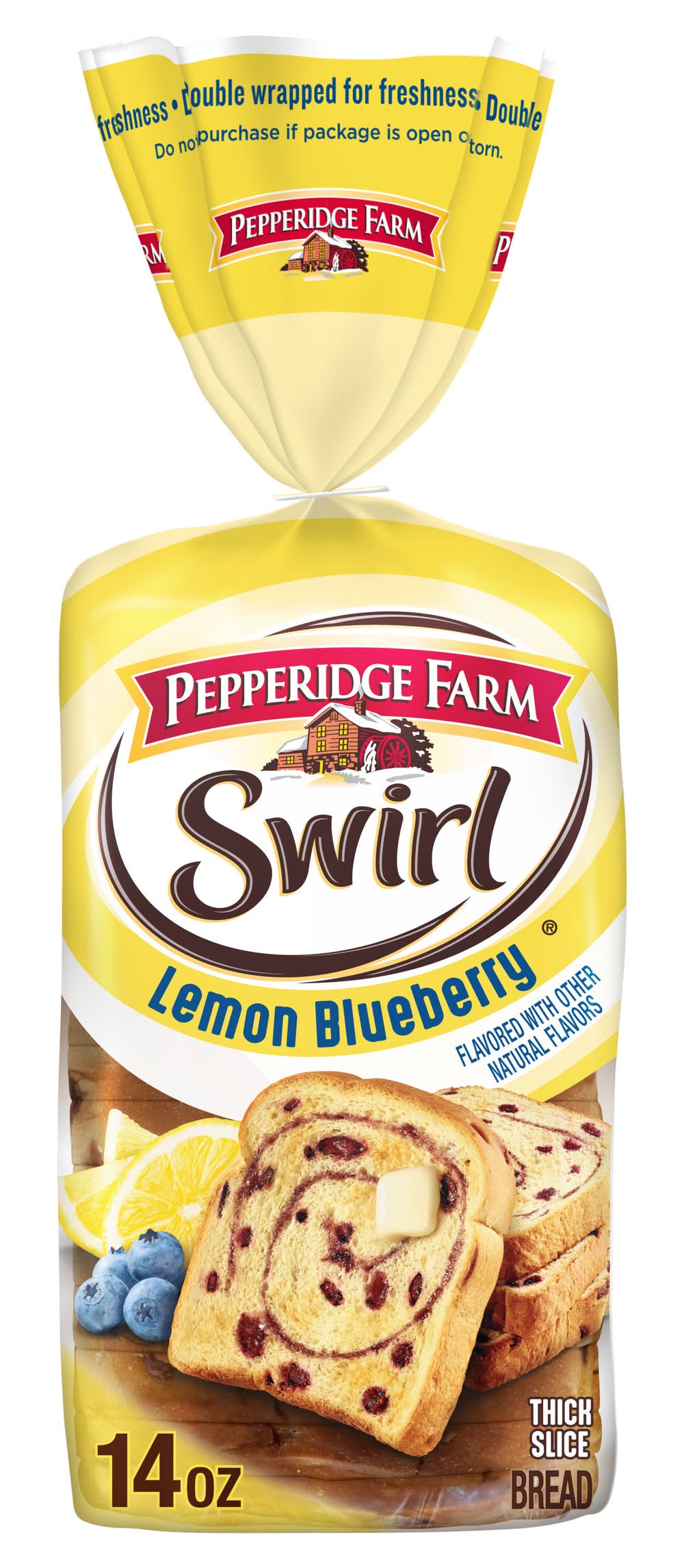 Pepperidge Farm Swirl Bread, Lemon-Blueberry (14 oz)