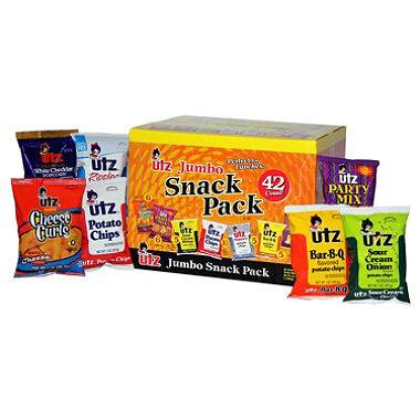 UTZ - Jumbo Variety Pack - 42/1 oz pkgs (1X42|Case of 1)