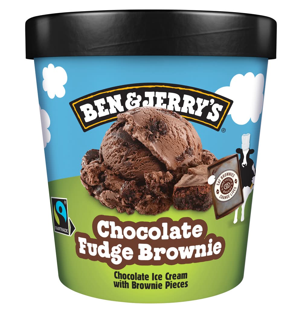 Helado · Ben & Jerry's - Chocolate Fudge Brownie (465 ml)
