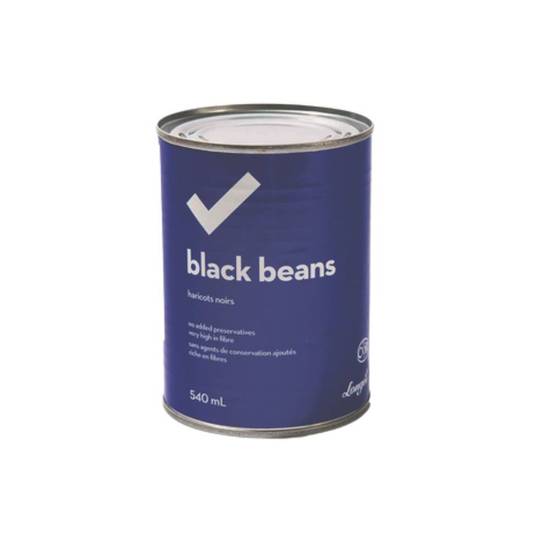 Longo's Essentials Black Beans (540 ml)