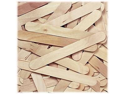 Creativity Street Jumbo Craft Sticks, Natural, 100/Pack (PAC3676-01)