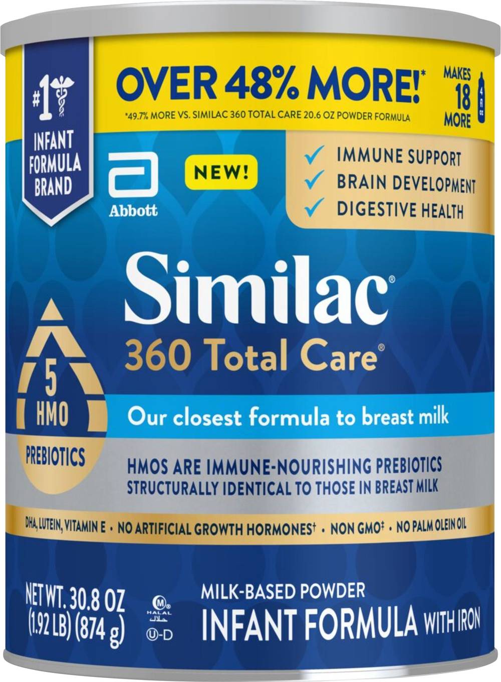 Similac 360 Total Care Infant Formula Milk-Based Powder Delivery