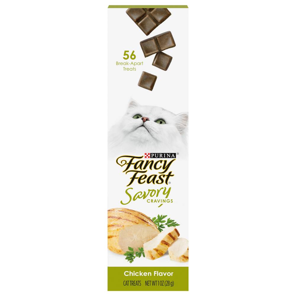 Fancy Feast Purina Savory Cravings Cat Treats, Chicken (1 oz)