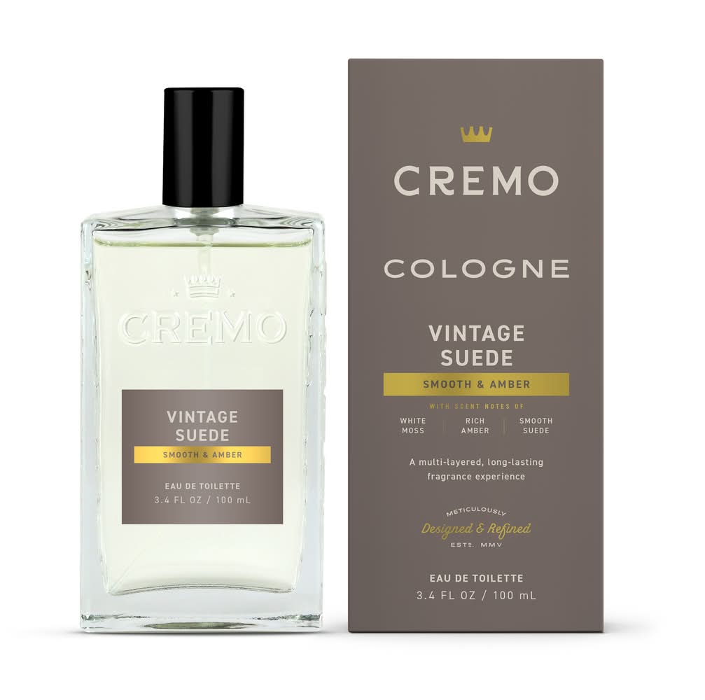 Cremo Vintage Suede Reserve Collection Spray Cologne (100 ml)