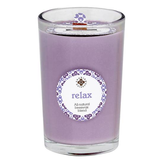Seeking Balance Relax Geranium Lavender Candle