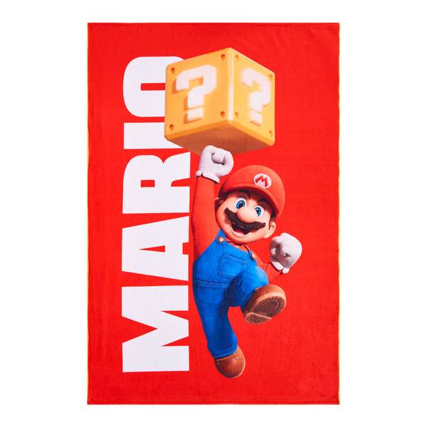 Toalla de Playa Mario Bros Rojo 1 Pz