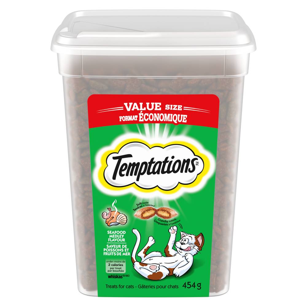 Whiskas Temptations Seafood Medley Tub (454 g)