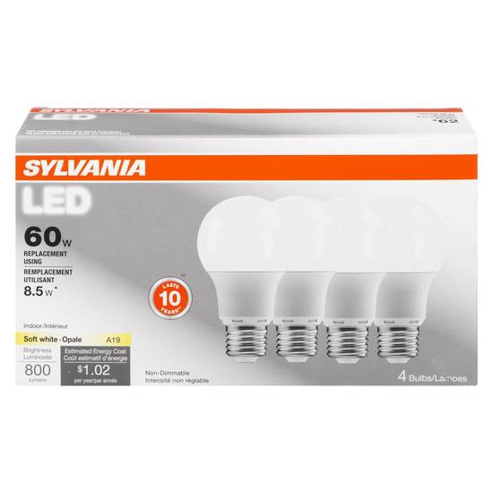Sylvania 8.5w Led Light Bulb (4 ea)