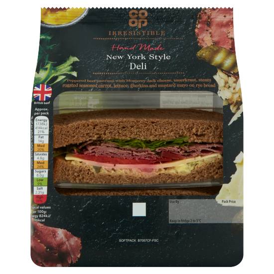 Co-op Irresistible New York Deli Sandwich