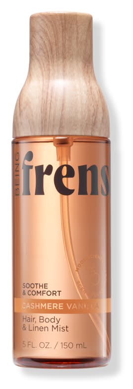 Being Frenshe Cashmere Vanilla Hair, Body & Linen Mist with Essential Oils 5 oz