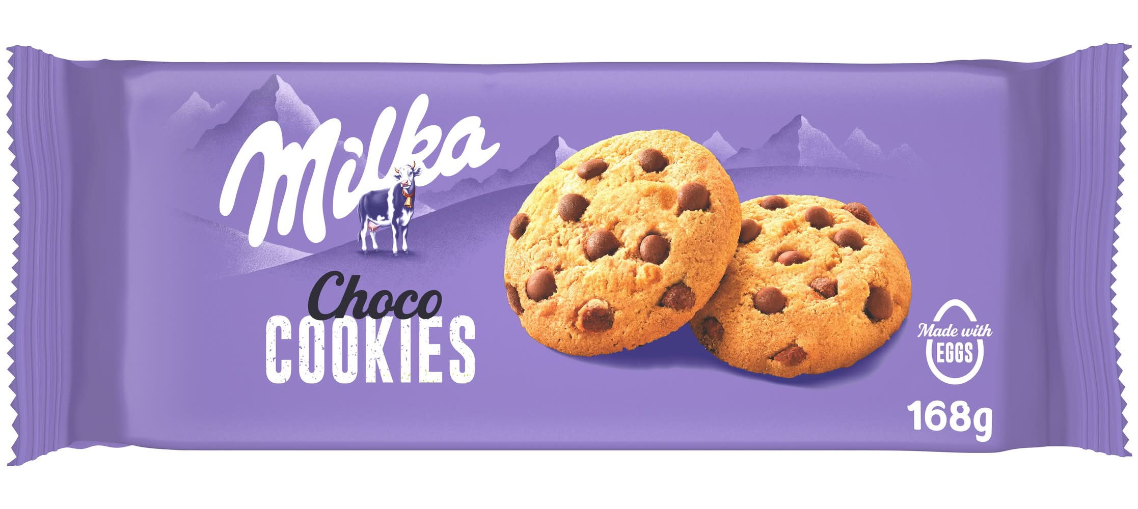 Milka - Cookies aux pépites de chocolat (168g)