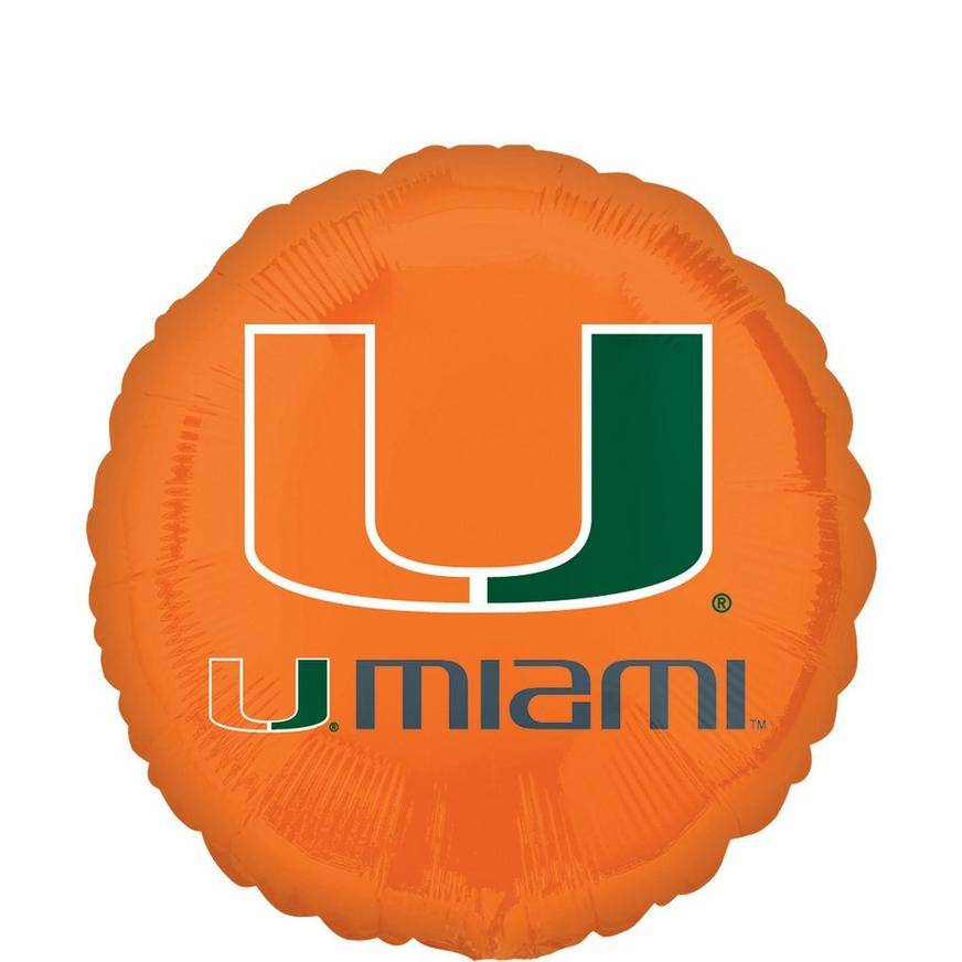 Uninflated Miami Hurricanes Balloon