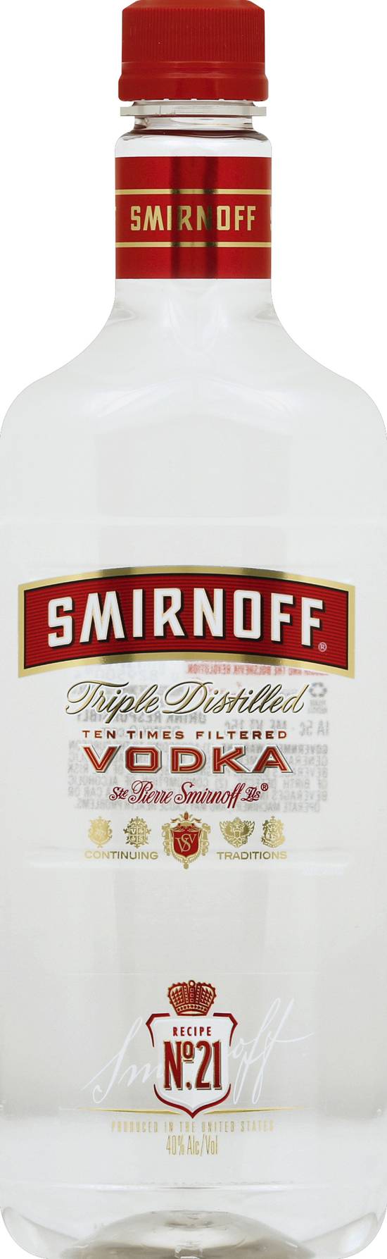 Smirnoff No. 21 80 Proof Vodka (750 ml)